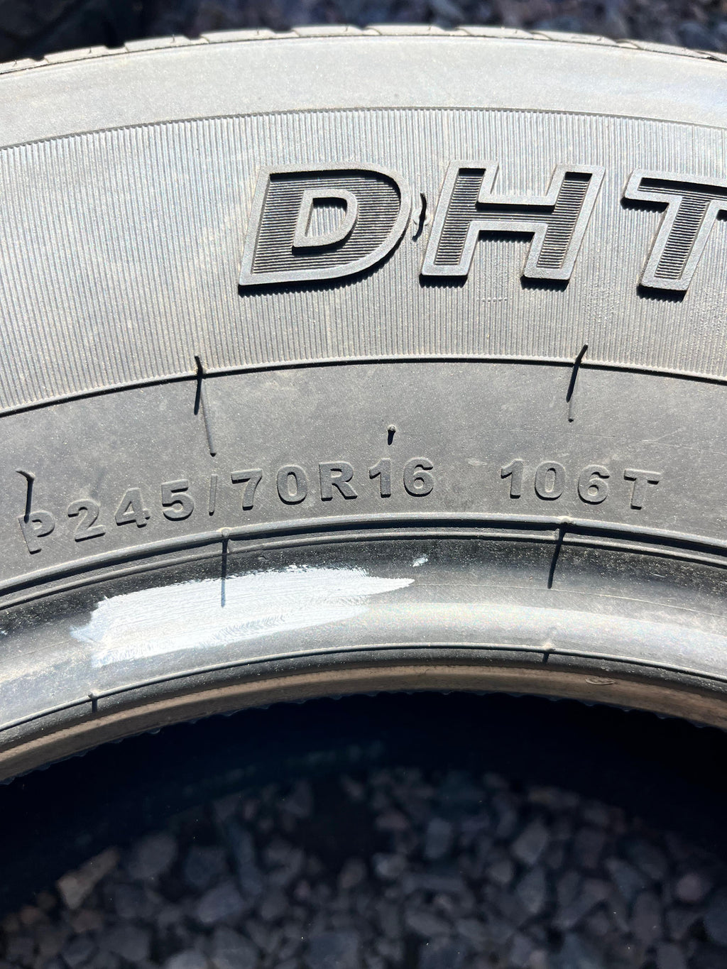 245/70R16 Single (1 Used Tire) Dextero DHT2