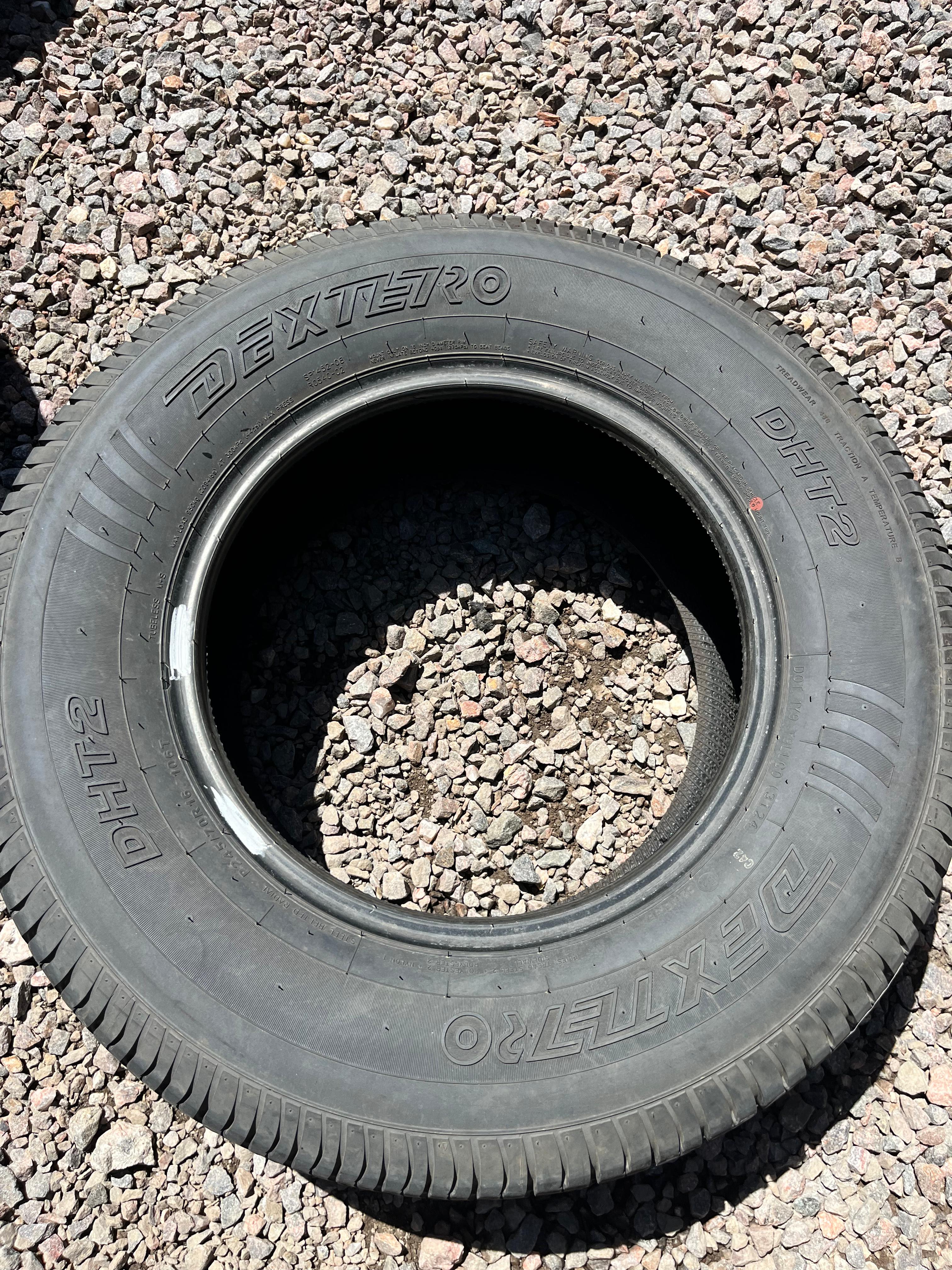 245/70R16 Single (1 Used Tire) Dextero DHT2
