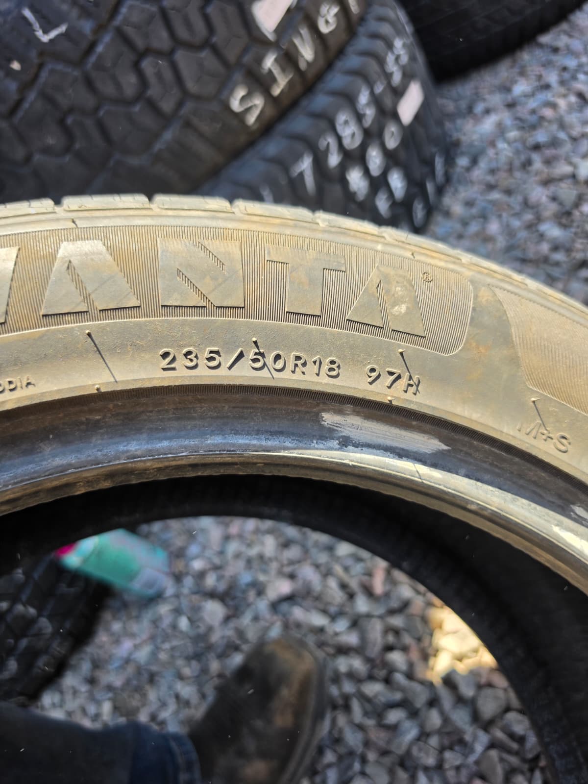 235/50ZR18 Single (1 Used Tire) Advanta ER-800