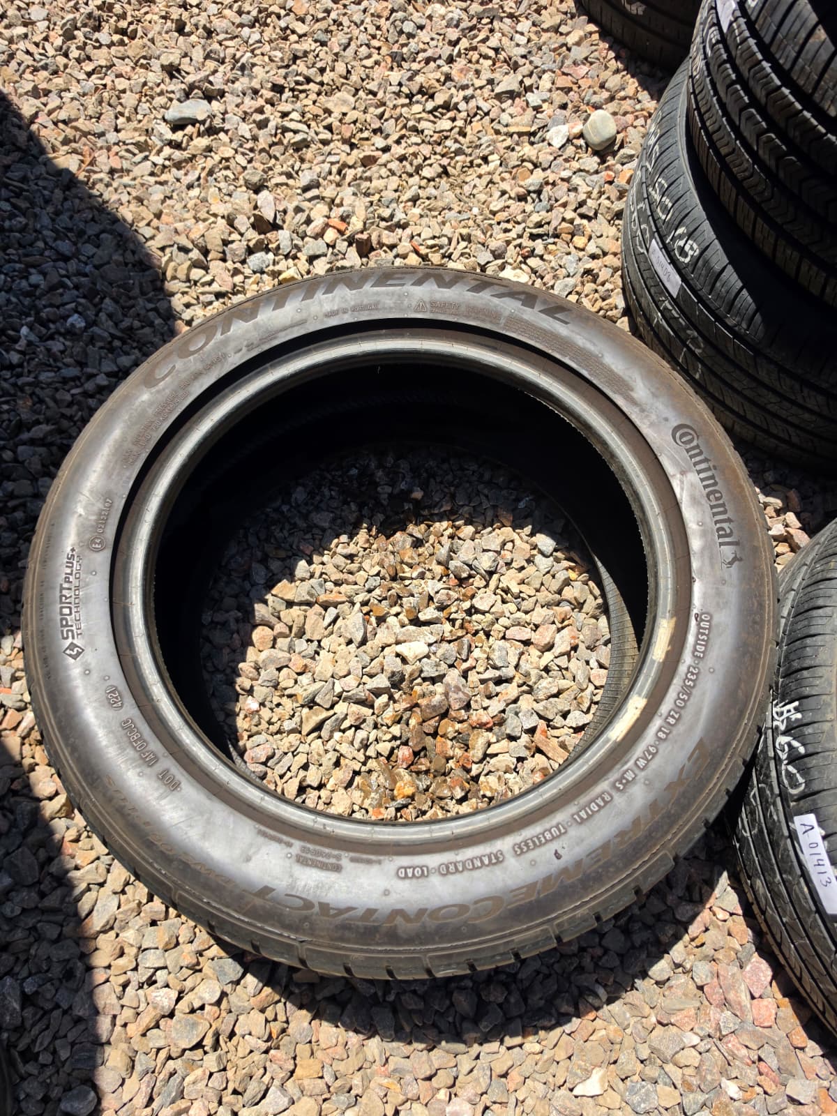 235/50ZR18 Single (1 Used Tire) Continental ExtremContact