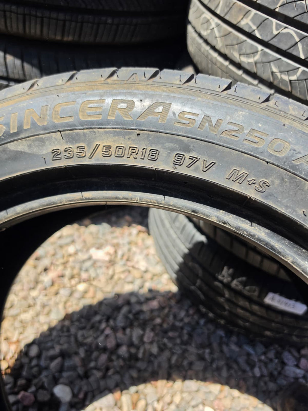235/50R18 Single (1 Used Tire) Falken Sincera SN250