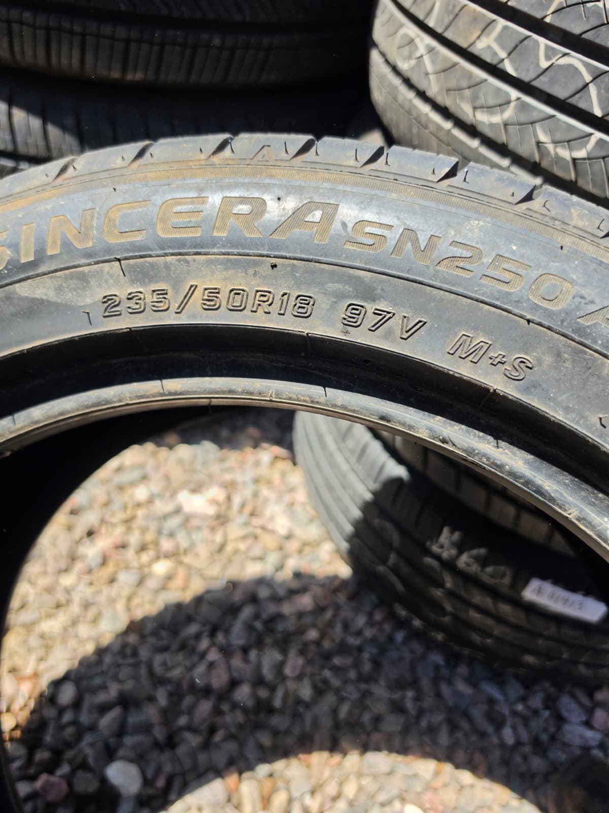 235/50R18 Single (1 Used Tire) Falken Sincera SN250