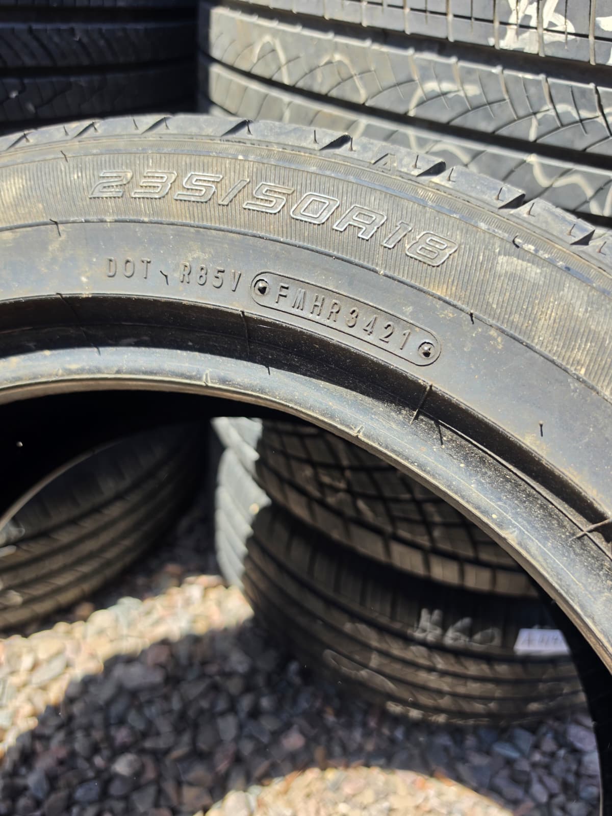 235/50R18 Single (1 Used Tire) Falken Sincera SN250