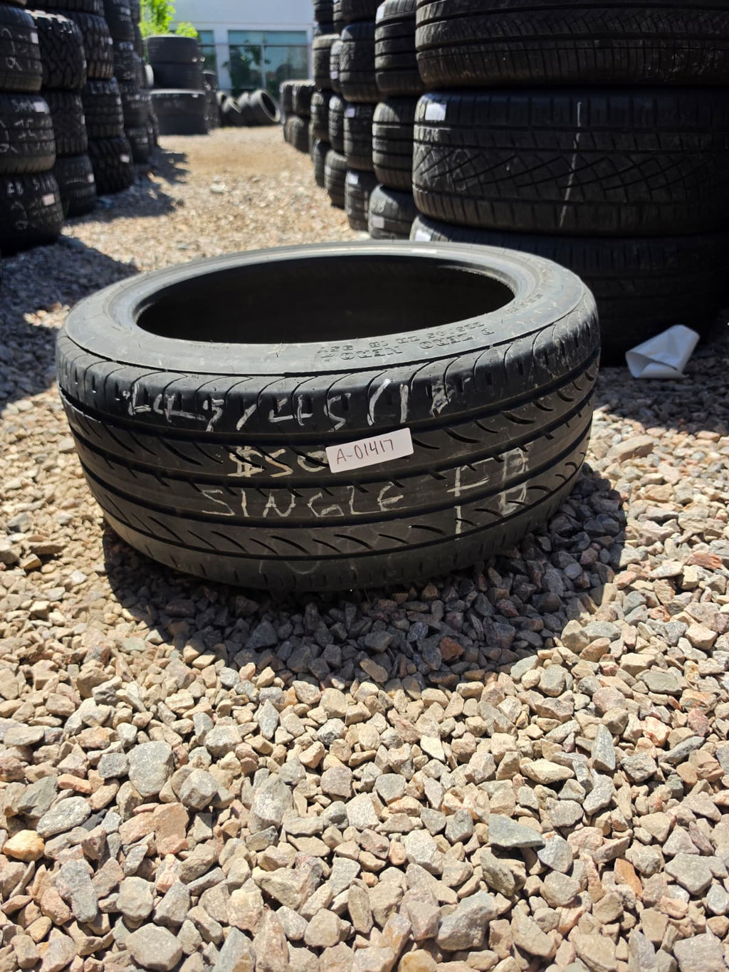 P225/45R18 Single (1 Used Tire) Pirelli P Zero Nero