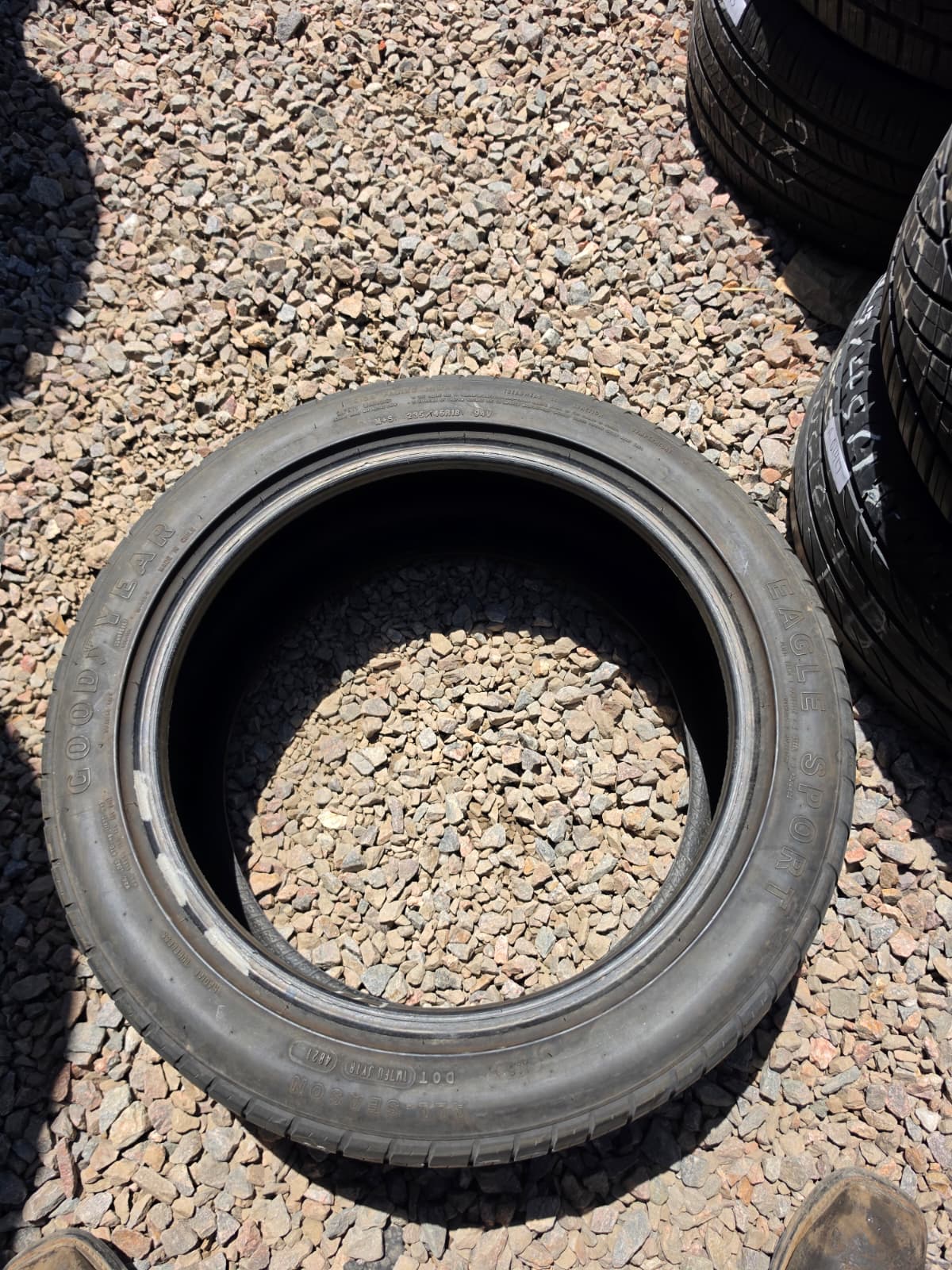 235/45R18 Single (1 Used Tire) Goodyear Eagle Sport
