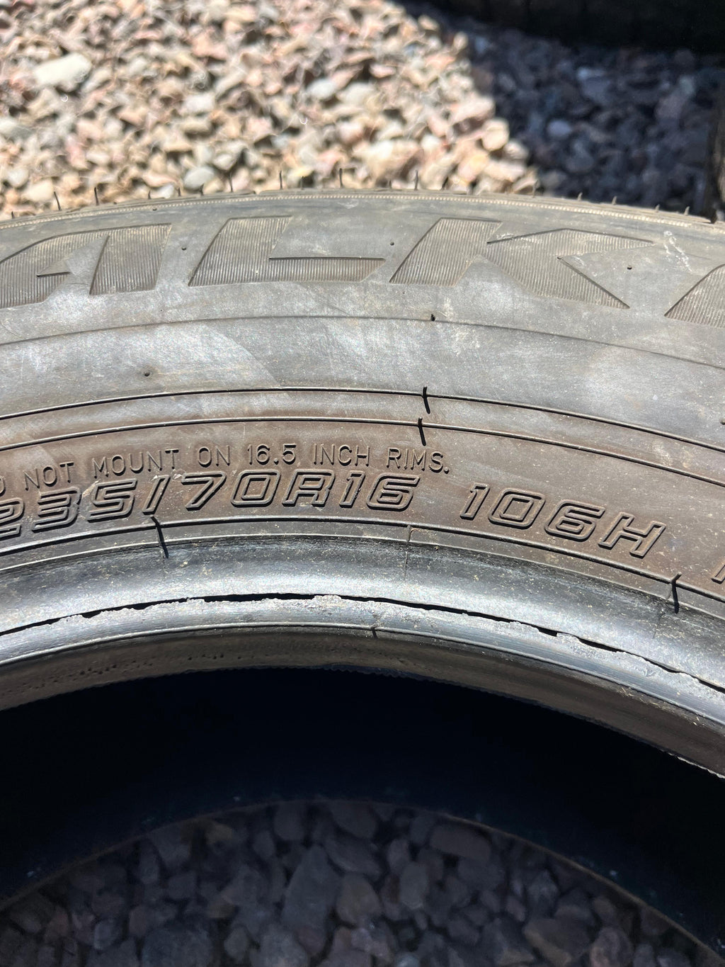 235/70R16 Single (1 Used Tire) Falken PRO G5 CSV