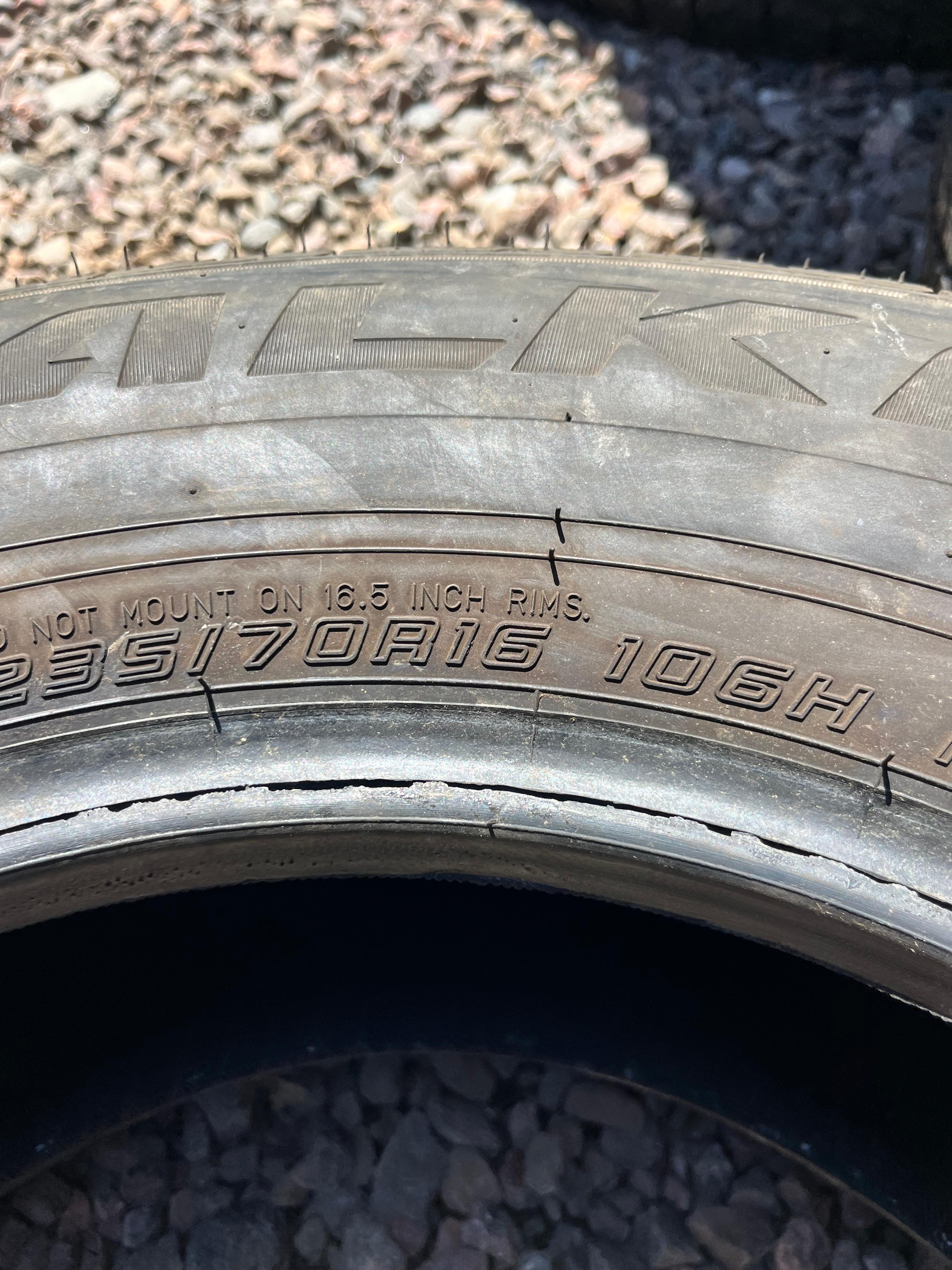 235/70R16 Single (1 Used Tire) Falken PRO G5 CSV