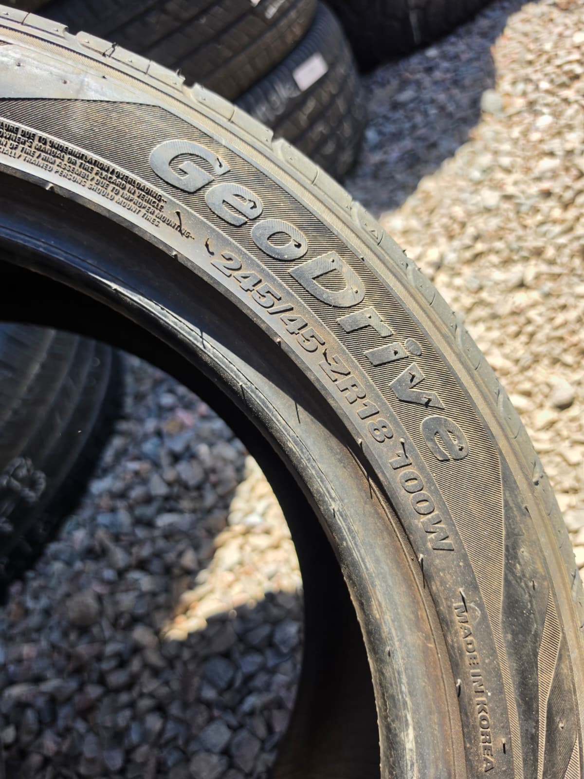 245/45ZR18 Single (1 Used Tire) GeoDrive