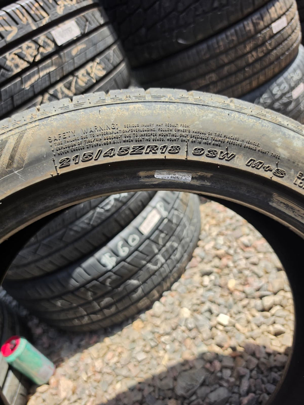 215/45R17 Single (1 Used Tire) Nexen N5000