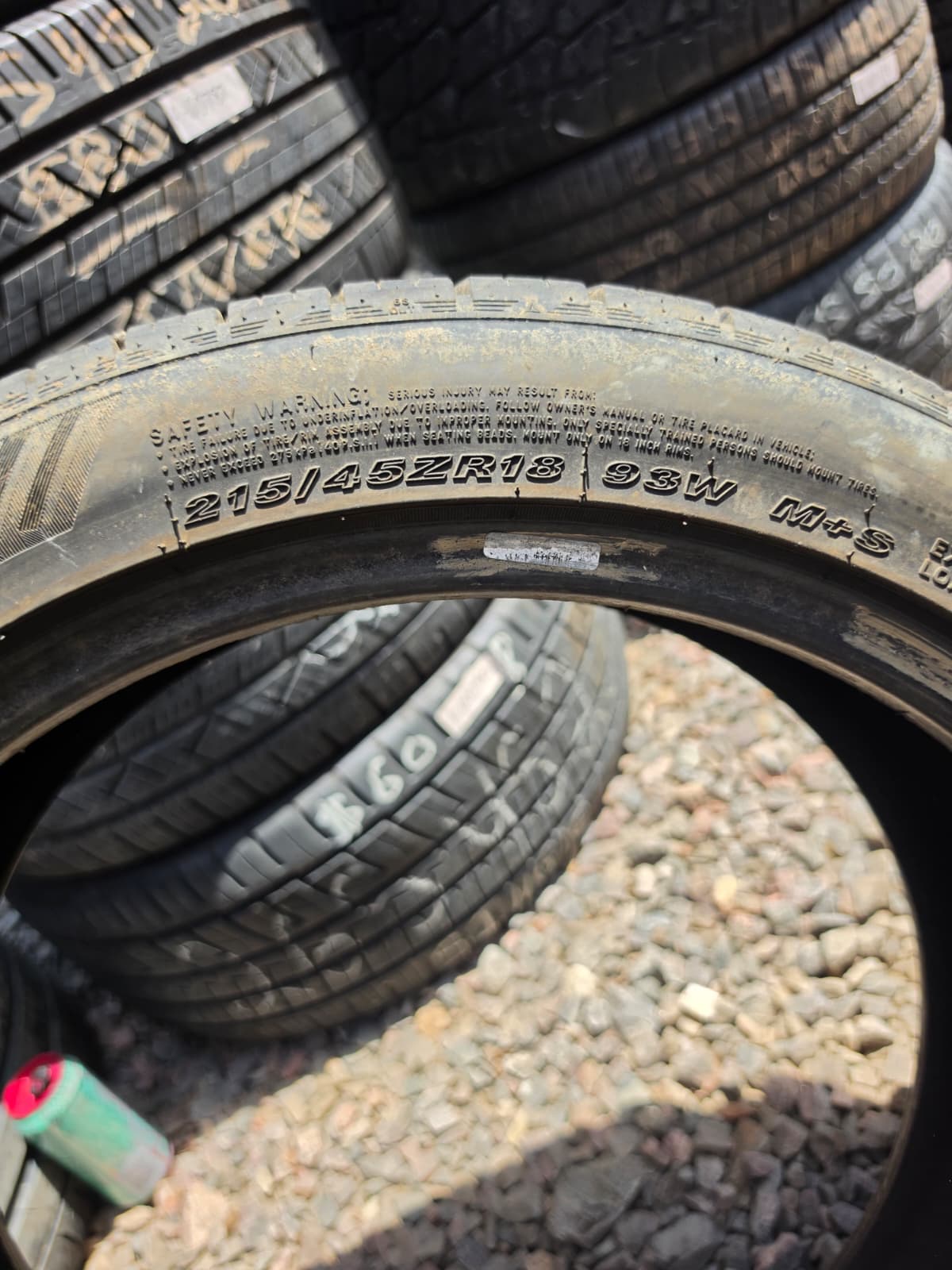 215/45R17 Single (1 Used Tire) Nexen N5000