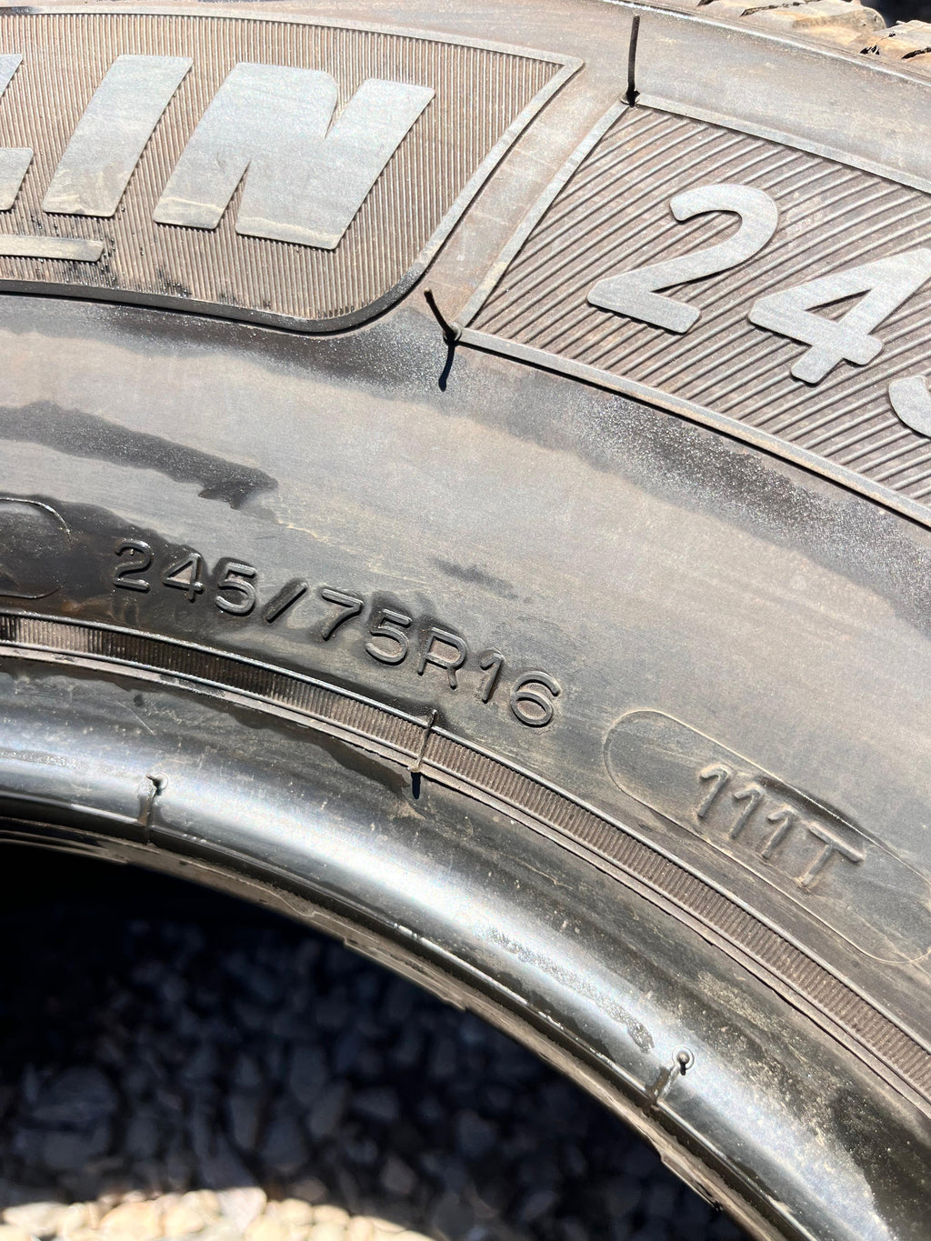 245/75R16 Single (1 Used Tire) Michelin Defender LTX