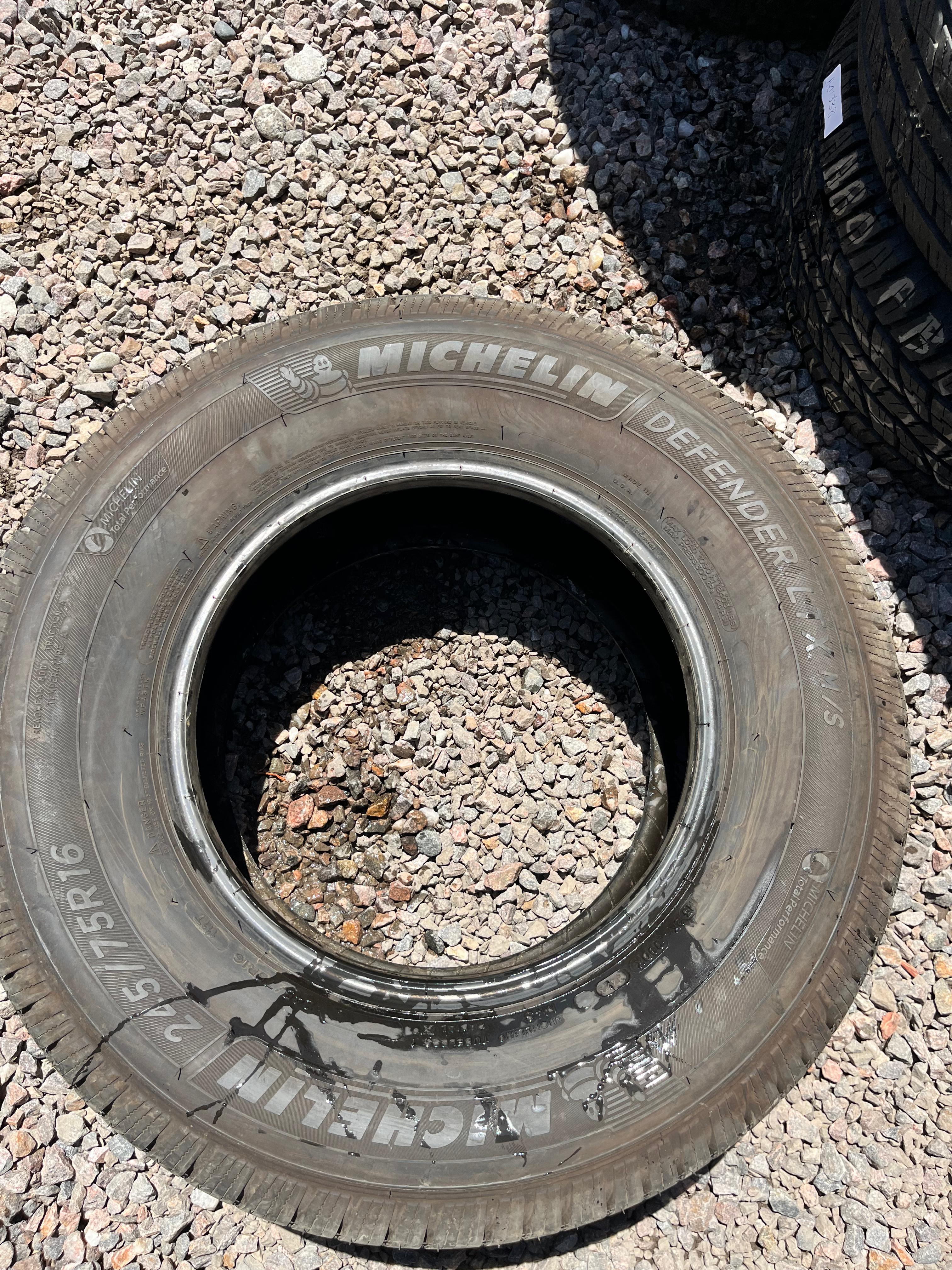 245/75R16 Single (1 Used Tire) Michelin Defender LTX