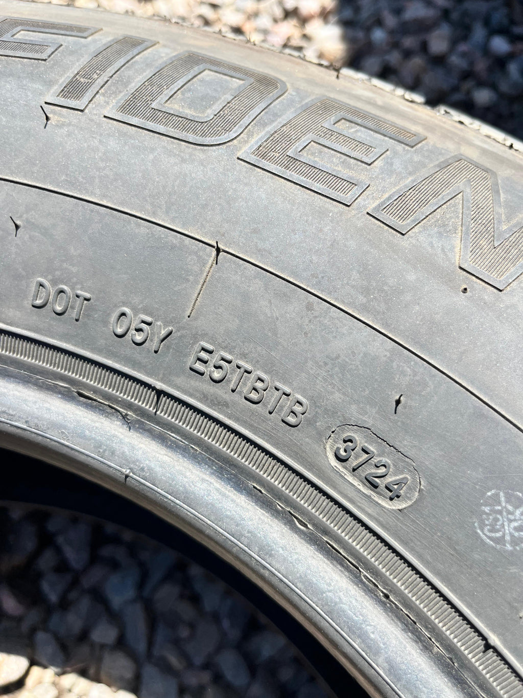 LT225/75R16 Single (1 Used Tire) Caldera Tires Confidence