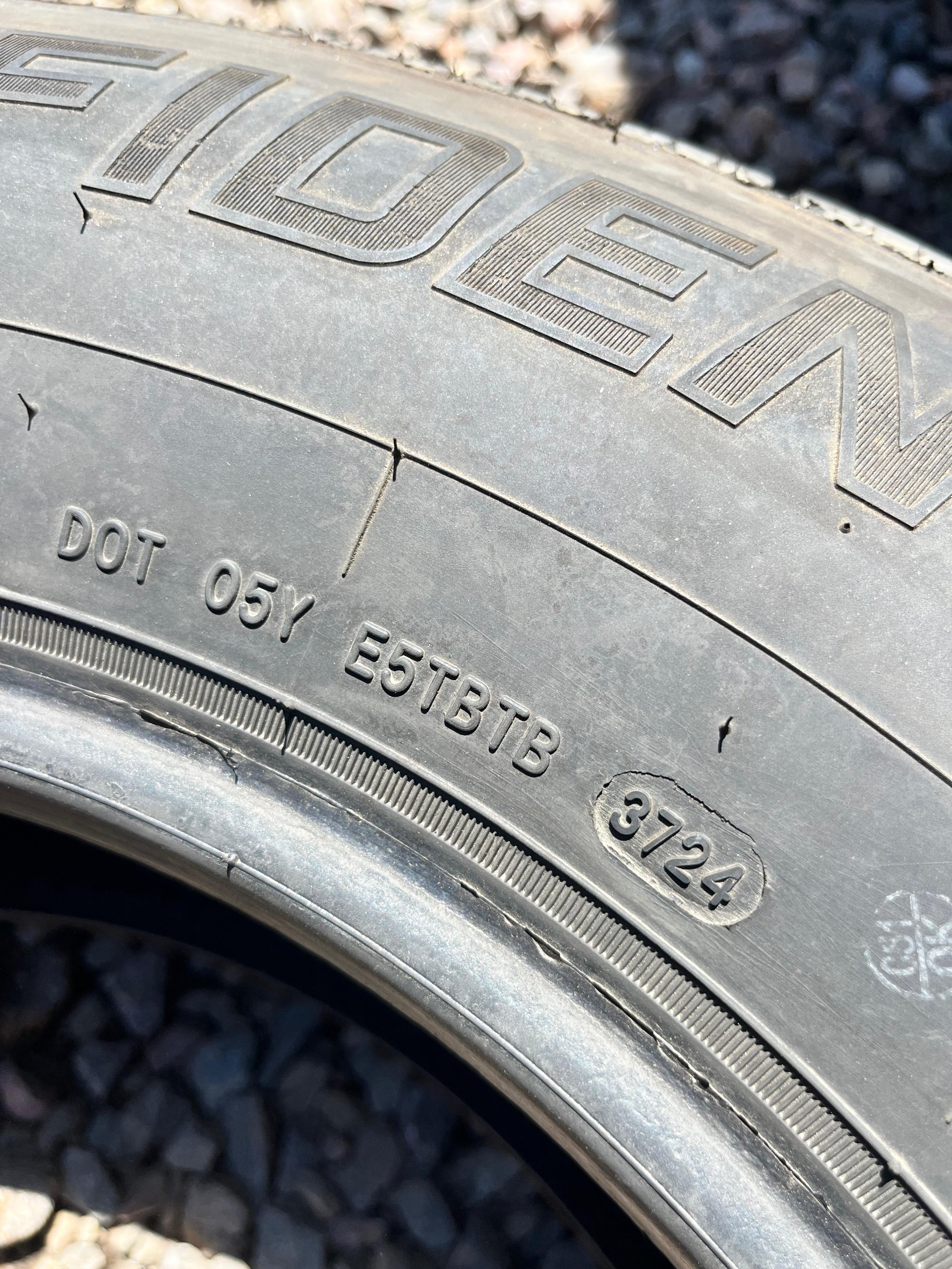 LT225/75R16 Single (1 Used Tire) Caldera Tires Confidence