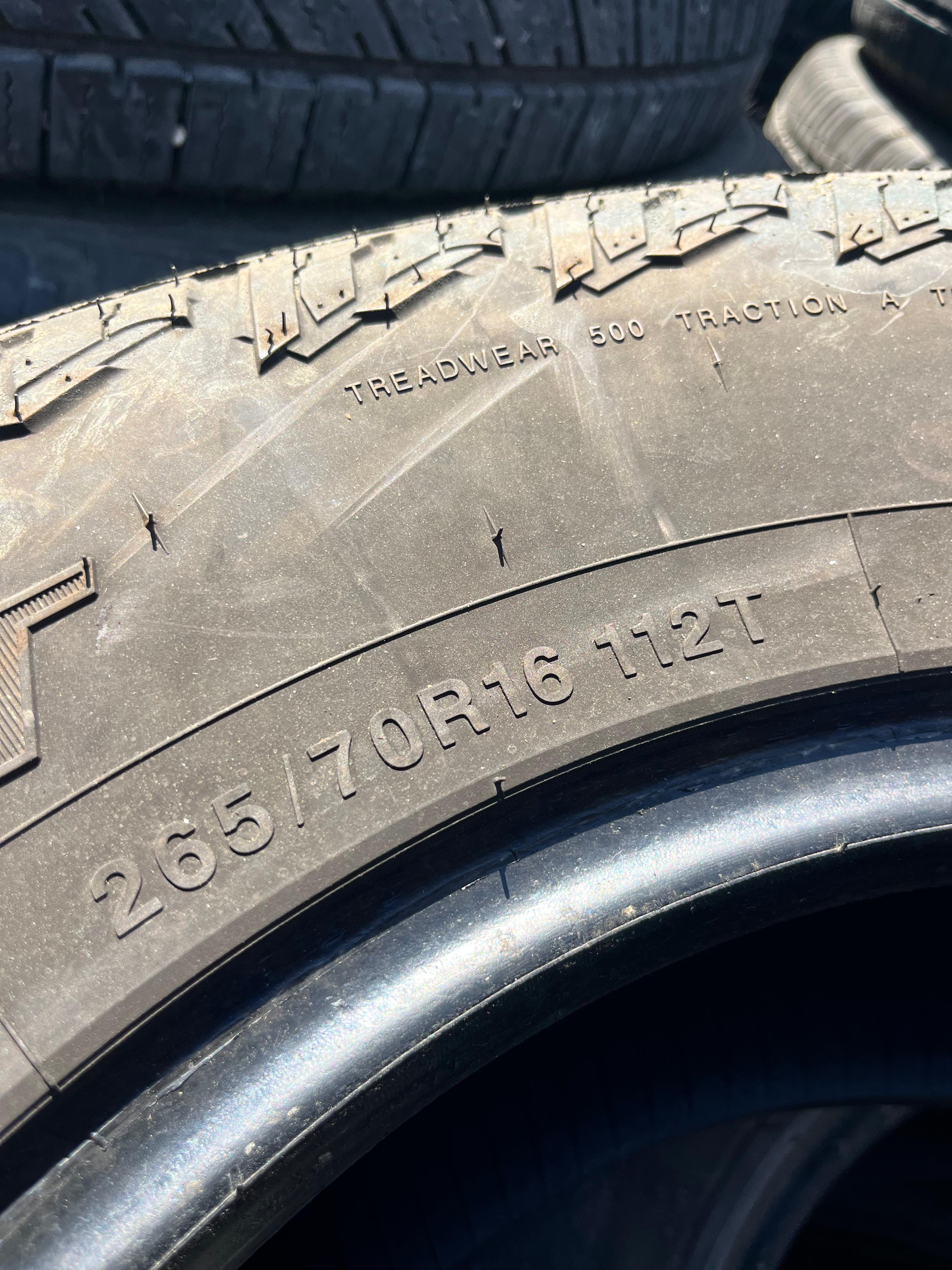 265/70R16 Single (1 Used Tire)SailunCommando