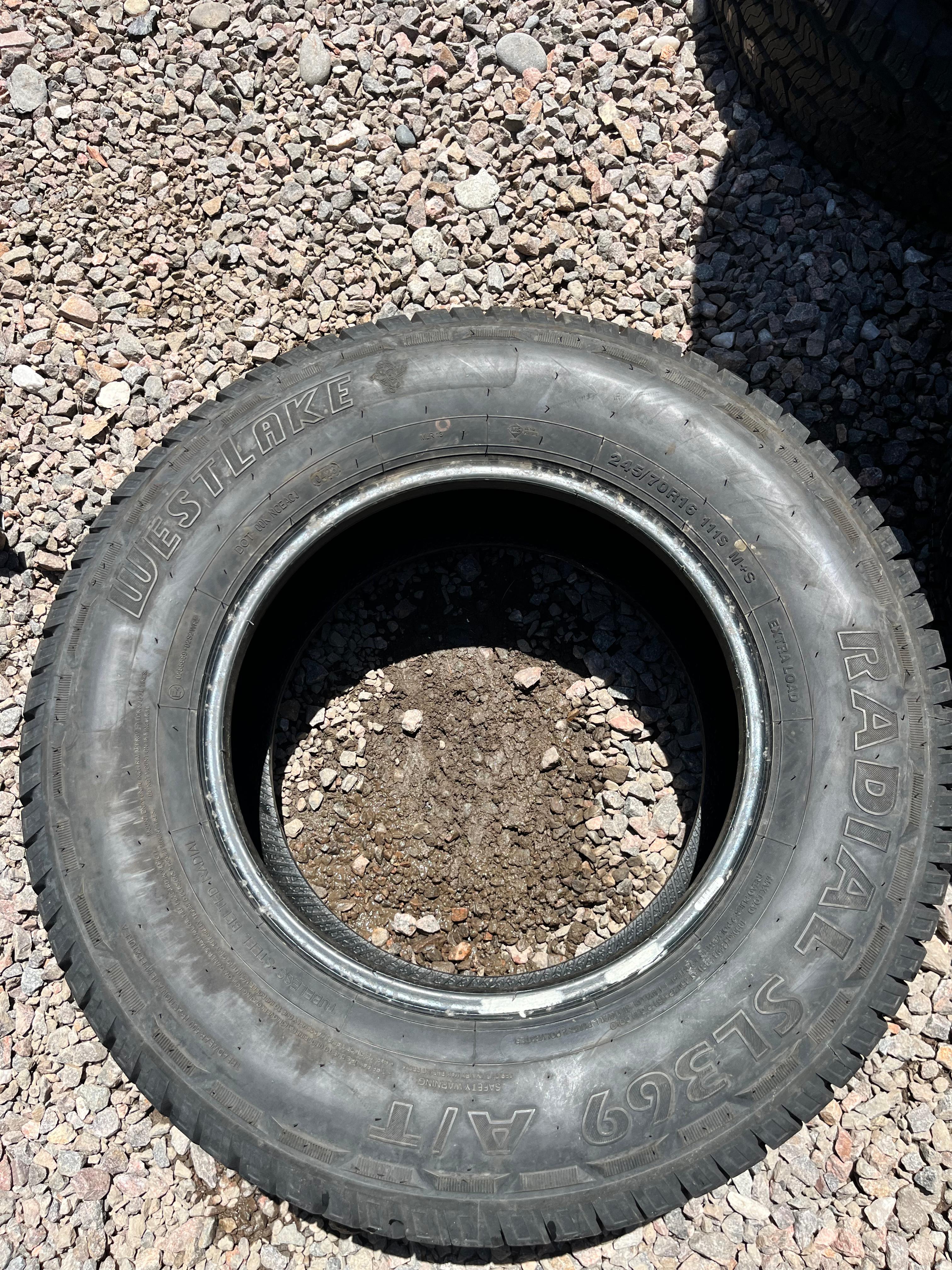 245/70R16 Single (1 Used Tire)WestLake Radial SL369