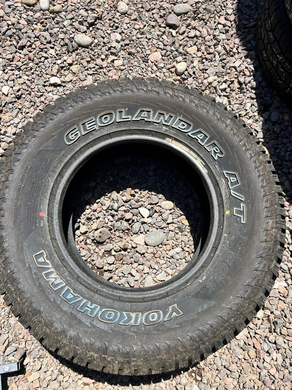 265/70R16 Single (1 Used Tire) Yokohama Geolandar