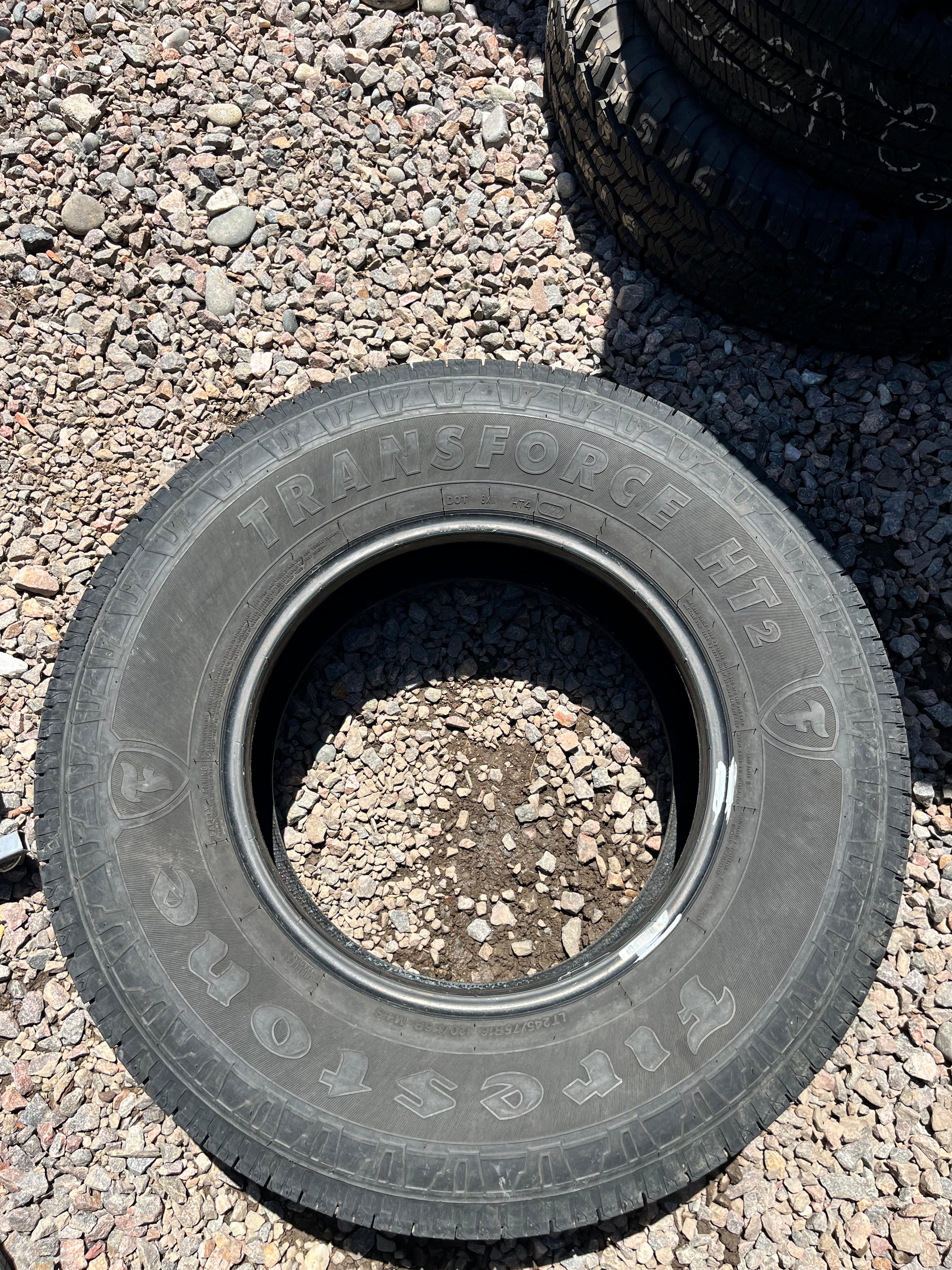 LT245/75R16 Single (1 Used Tire) Firestone Tranforce HT2