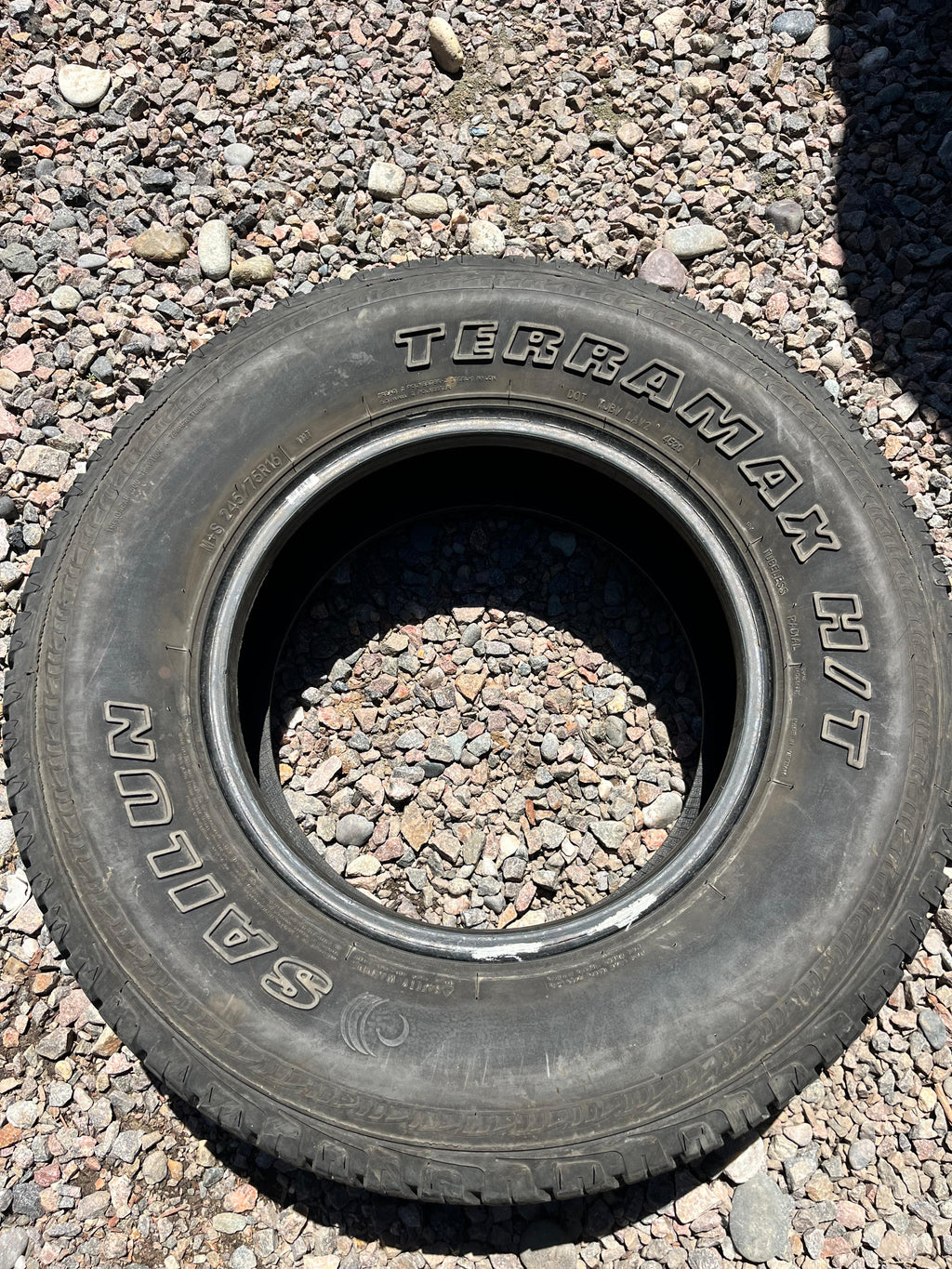 245/75R16 Single (1 Used Tire) Sailun Terramax