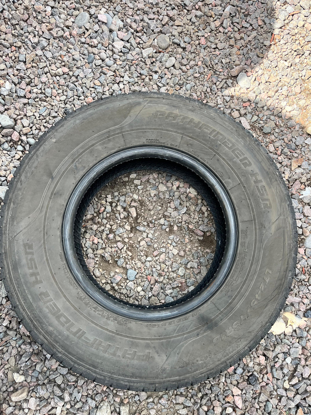 LT245/75R16 Single (1 Used Tire) Pathfinder