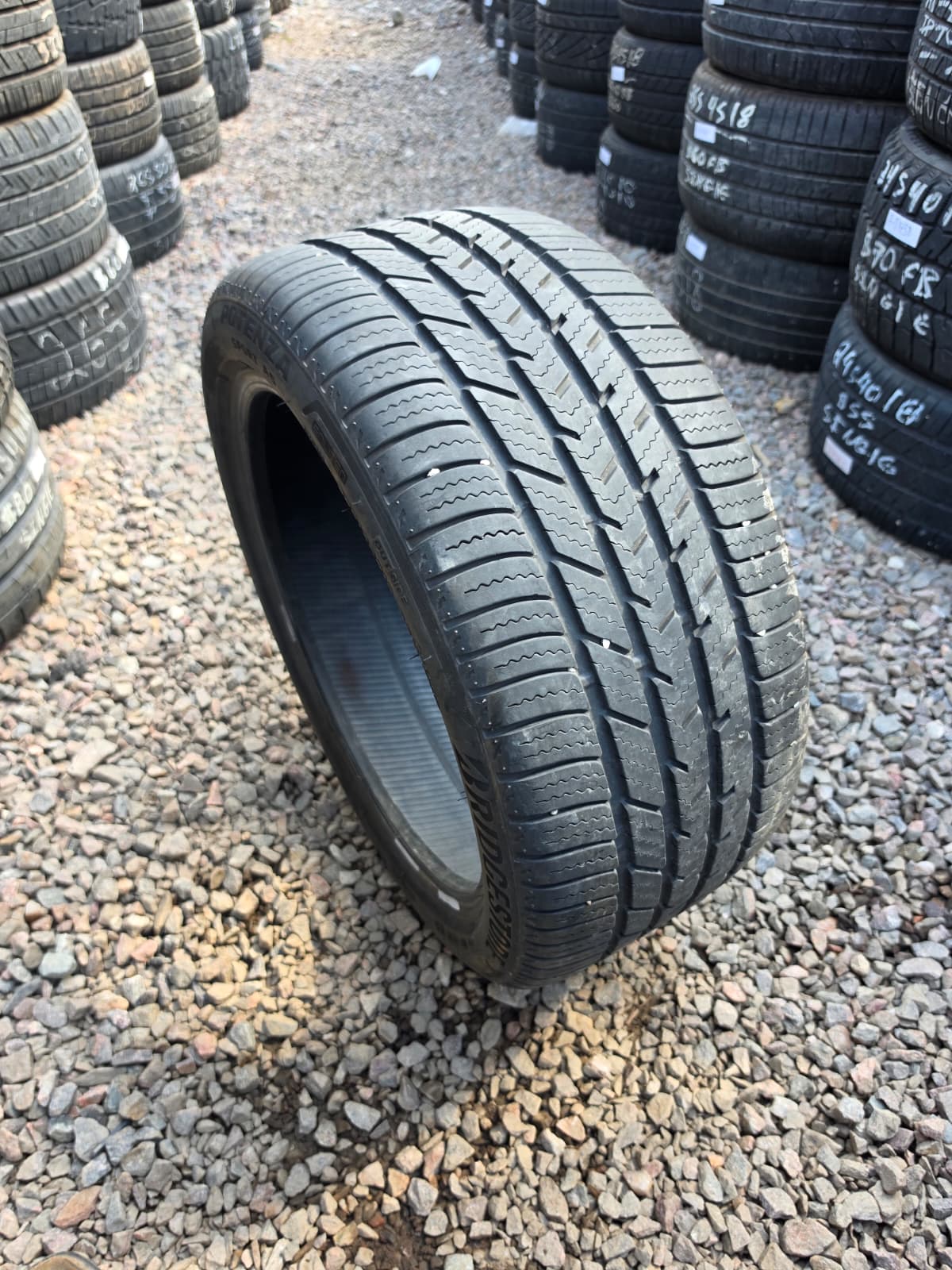 255/40R18 Single (1 Used Tire) Bridgestone Potenza Sport