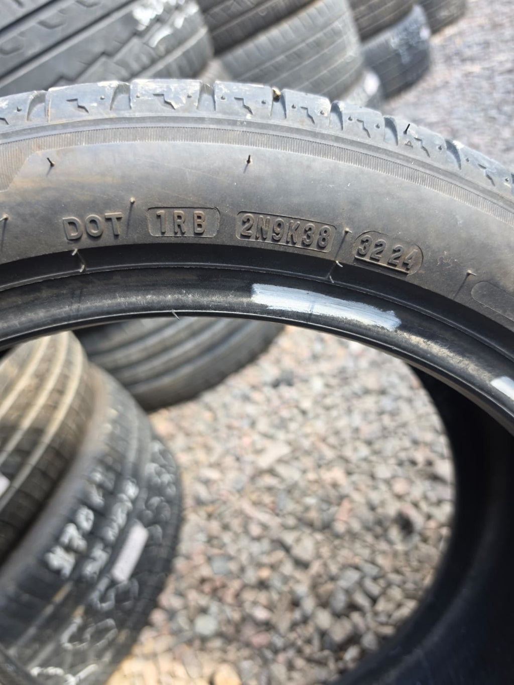 255/40R18 Single (1 Used Tire) Bridgestone Potenza Sport