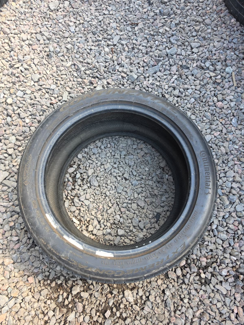 255/40ZR18 Single (1 Used Tire) Continental Extreme Contact