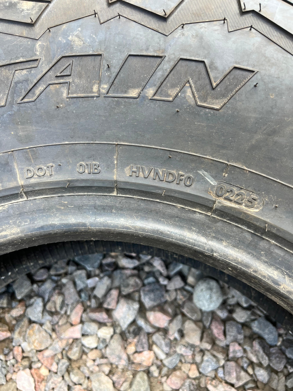 265/75R16 Single (1 Used Tire) Rocky Mountain All Terrain