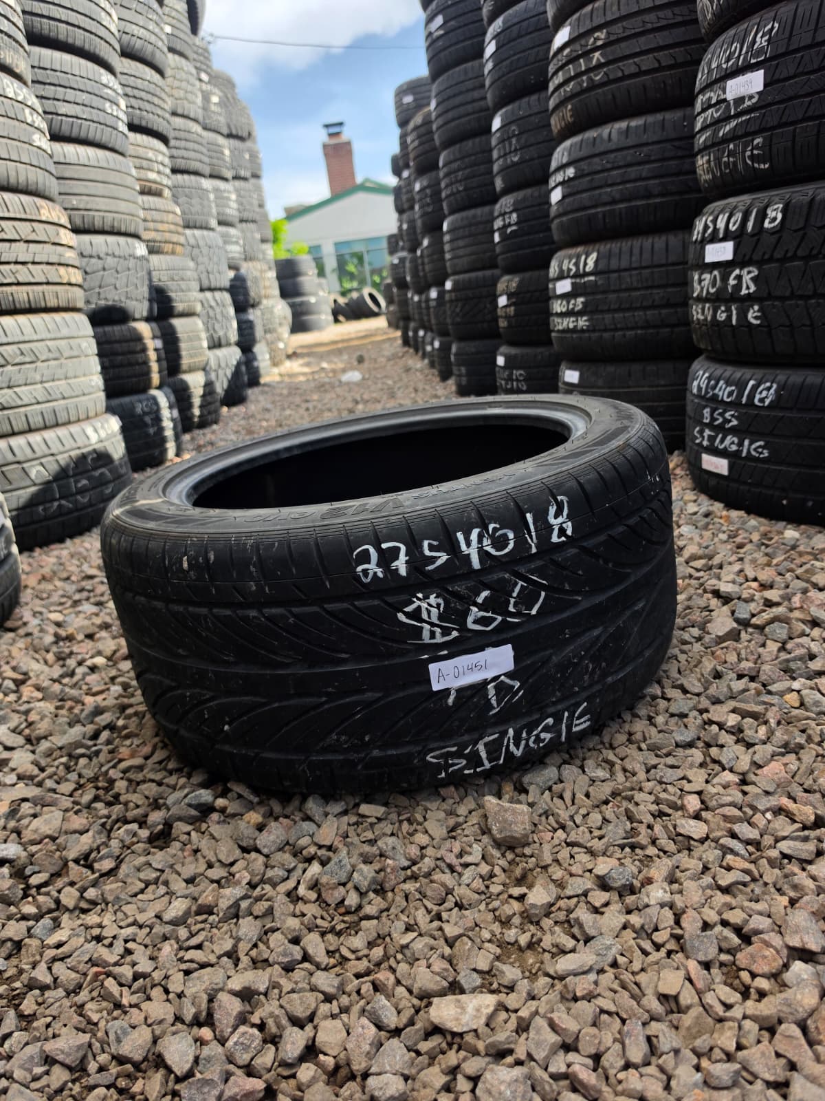 245/40ZR18 Single (1 Used Tire) Hankook Ventus V12 EVO
