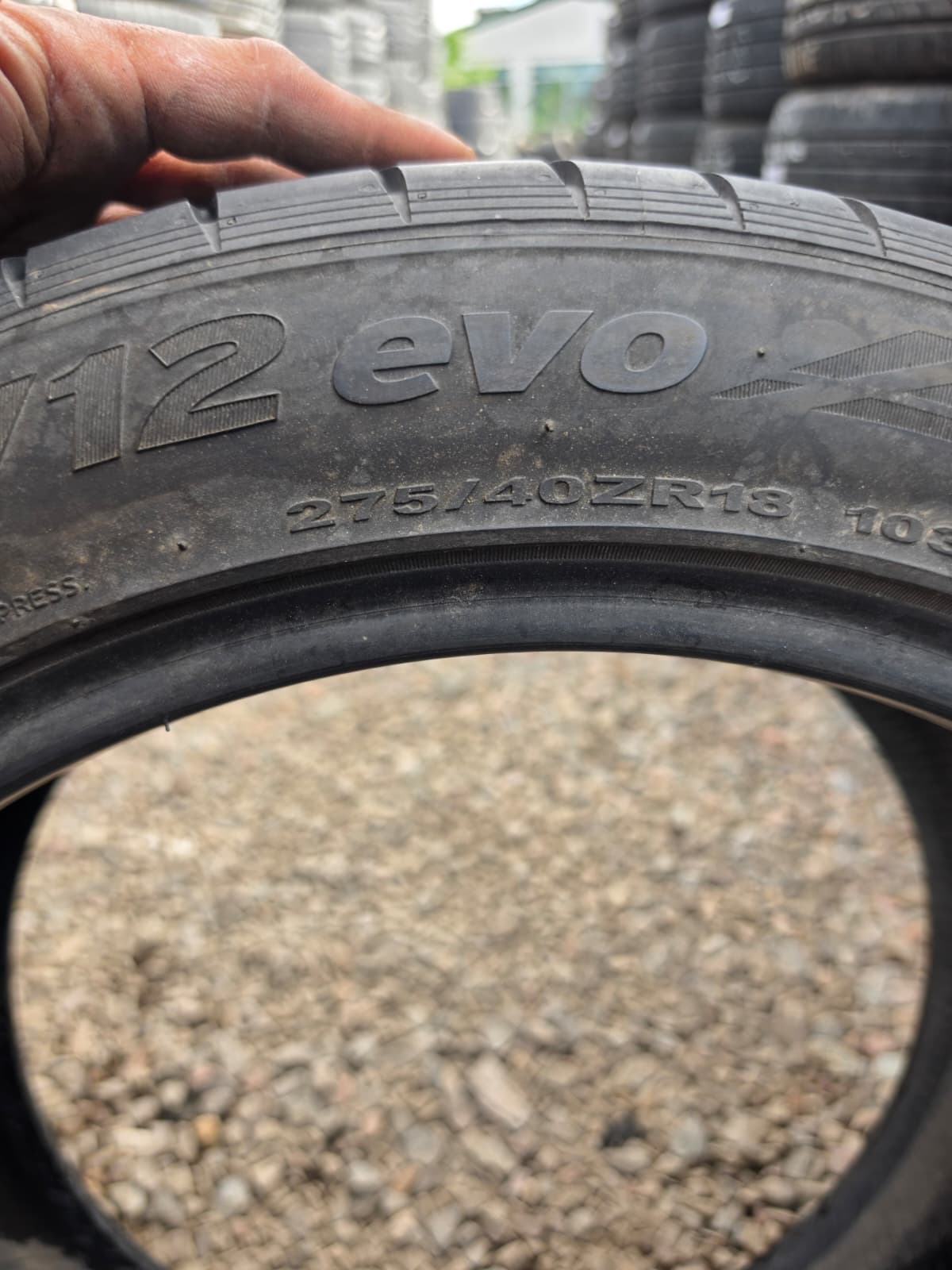 245/40ZR18 Single (1 Used Tire) Hankook Ventus V12 EVO