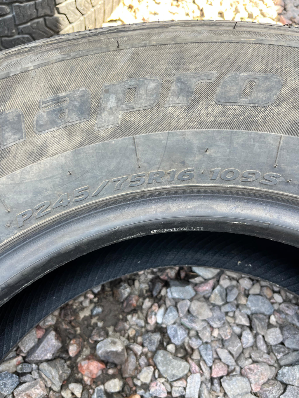245/75R16 Single (1 Used Tire) Hankook Dynapro HT