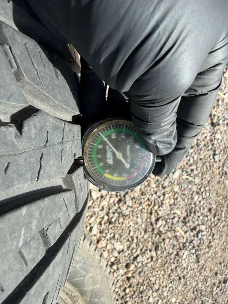 LT245/75R16 Single (1 Used Tire) Delinte DX-11 Bandit HT