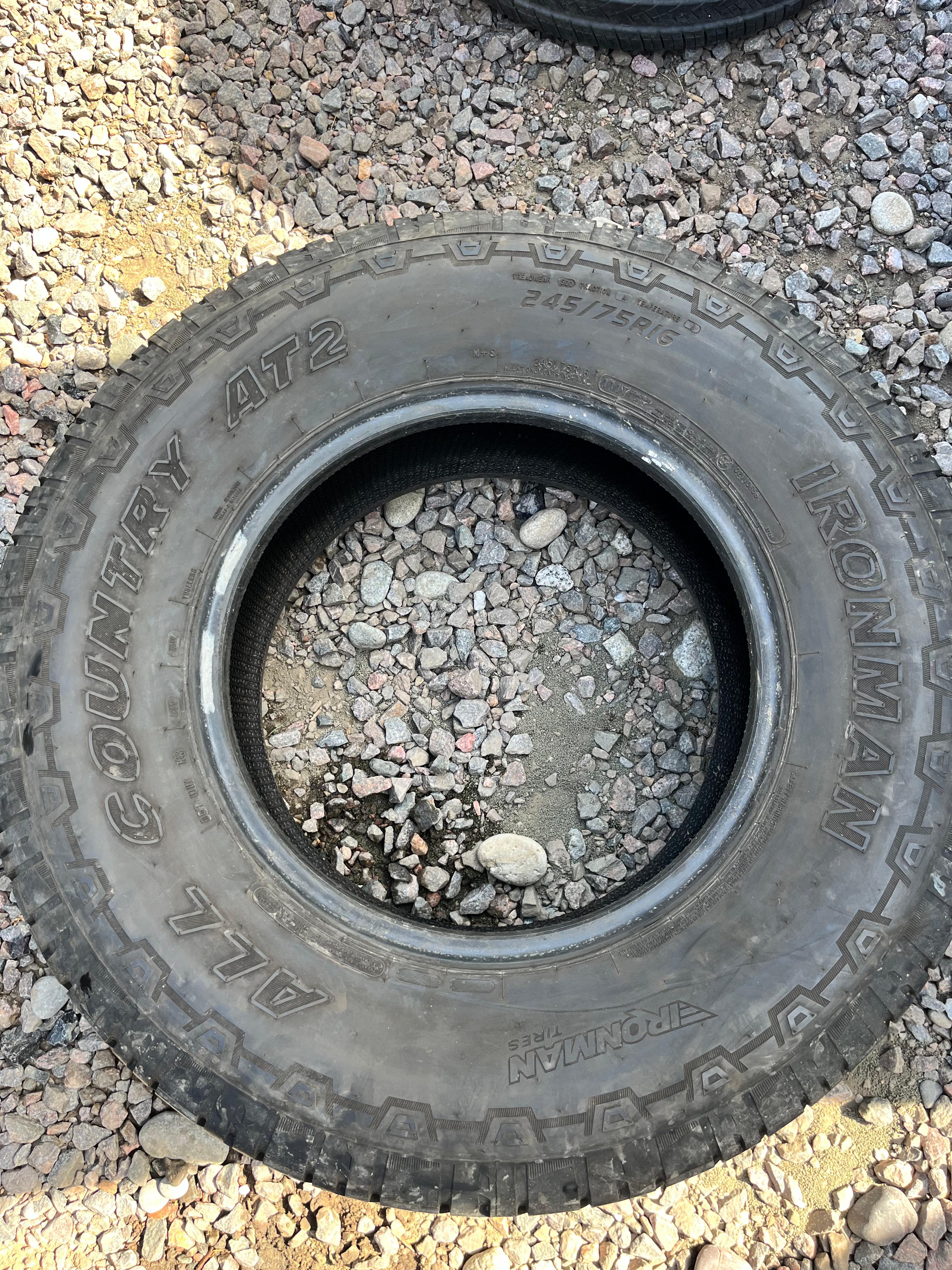 245/75R16 Single (1 Used Tire) Ironman All Country AT2