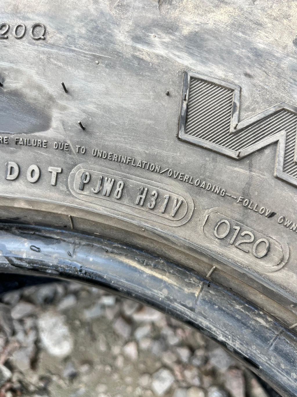 LT265/75R16 Single (1 Used Tire) Goodyear Wrangler (Duratrac)