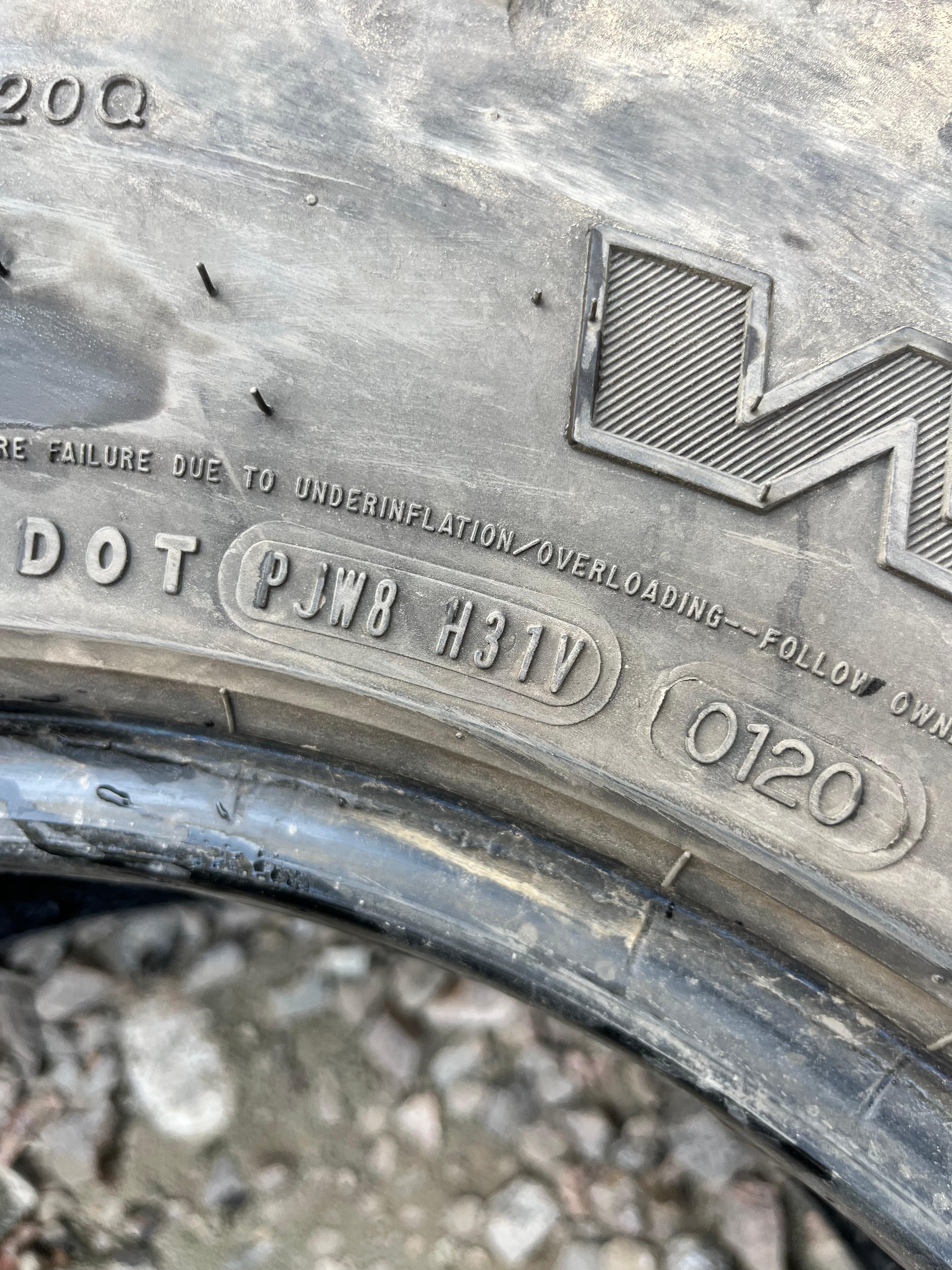 LT265/75R16 Single (1 Used Tire) Goodyear Wrangler (Duratrac)