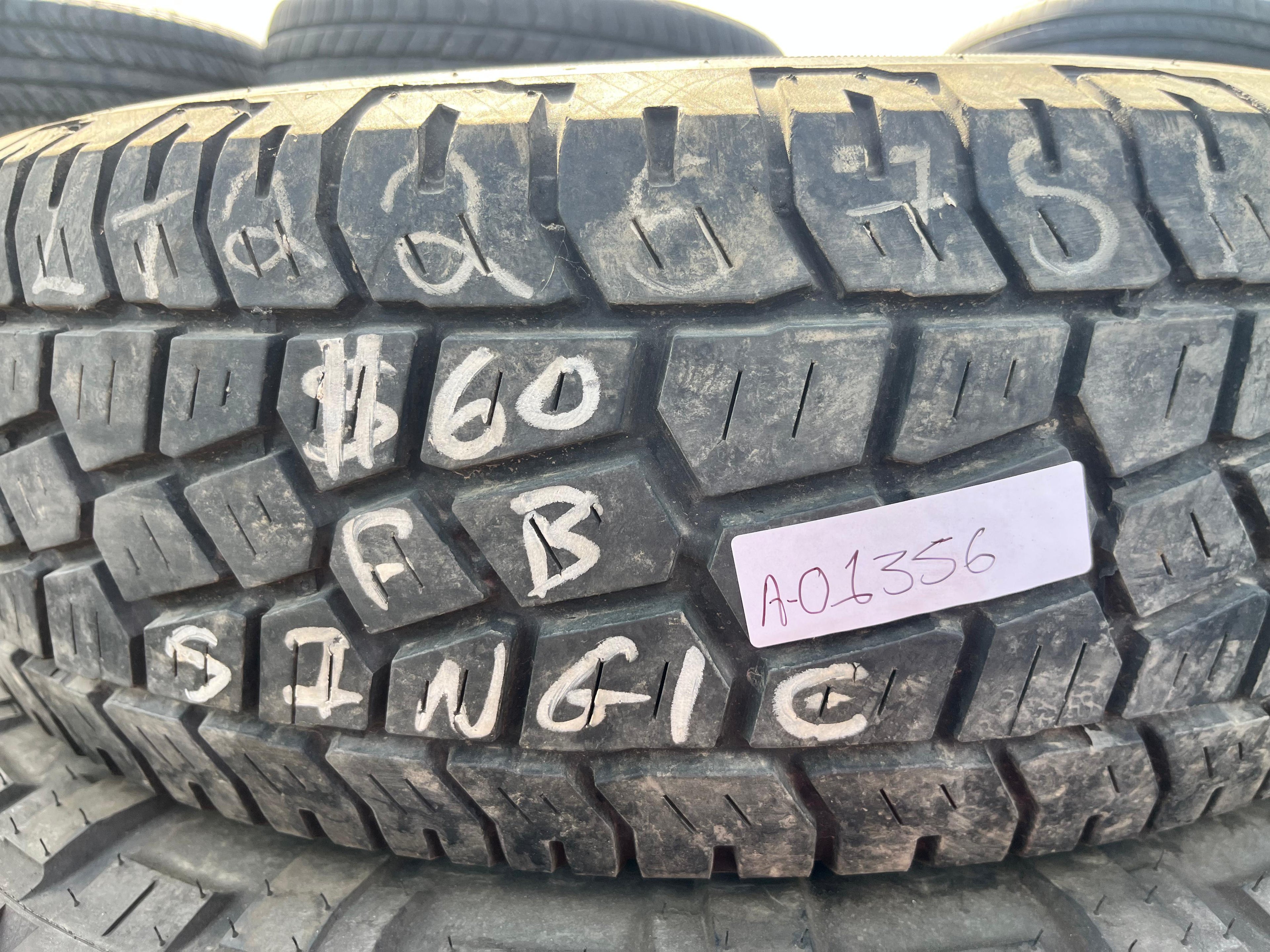 225/75R16 Single (1 Used Tire) Mastercraft Stratus AS
