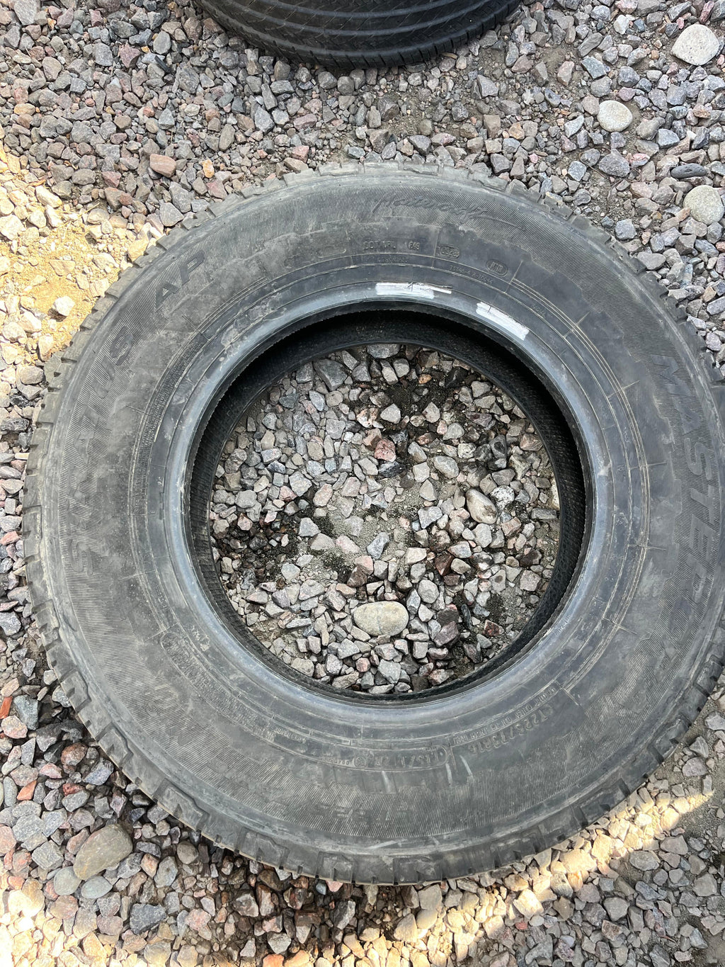 225/75R16 Single (1 Used Tire) Mastercraft Stratus AS