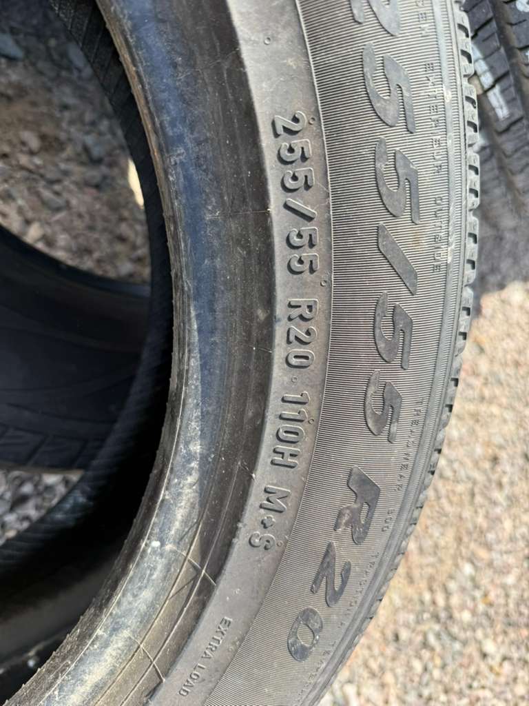 255/55R20 Single  (1 Used Tire) Pirelli Scorpian AS Plus3