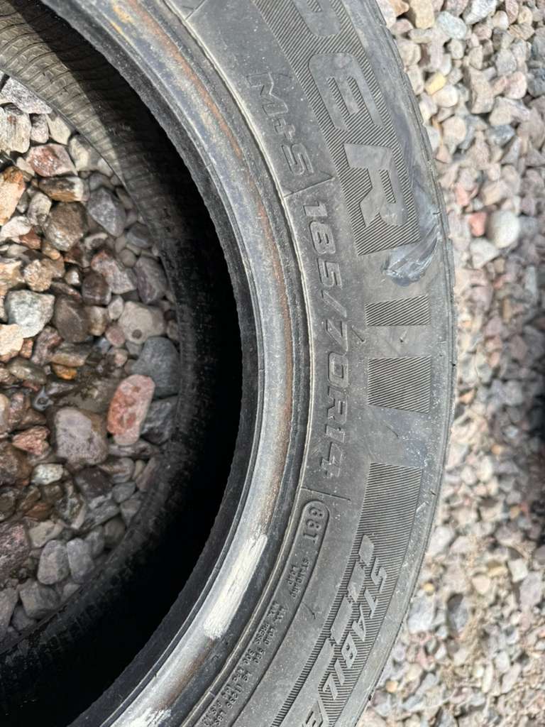 185/70R14 Single (1 Used Tire) Cooper Evolution Tour