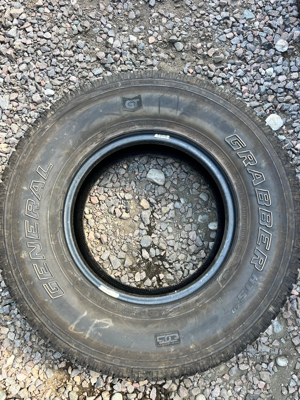 265/75R16 Single (1 Used Tire) General Grabber