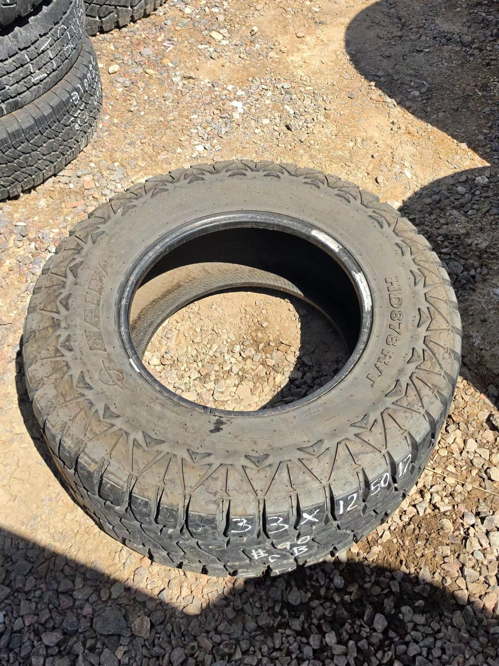 LT33X12.50R17 Single (1 Used Tire) Haida HD878