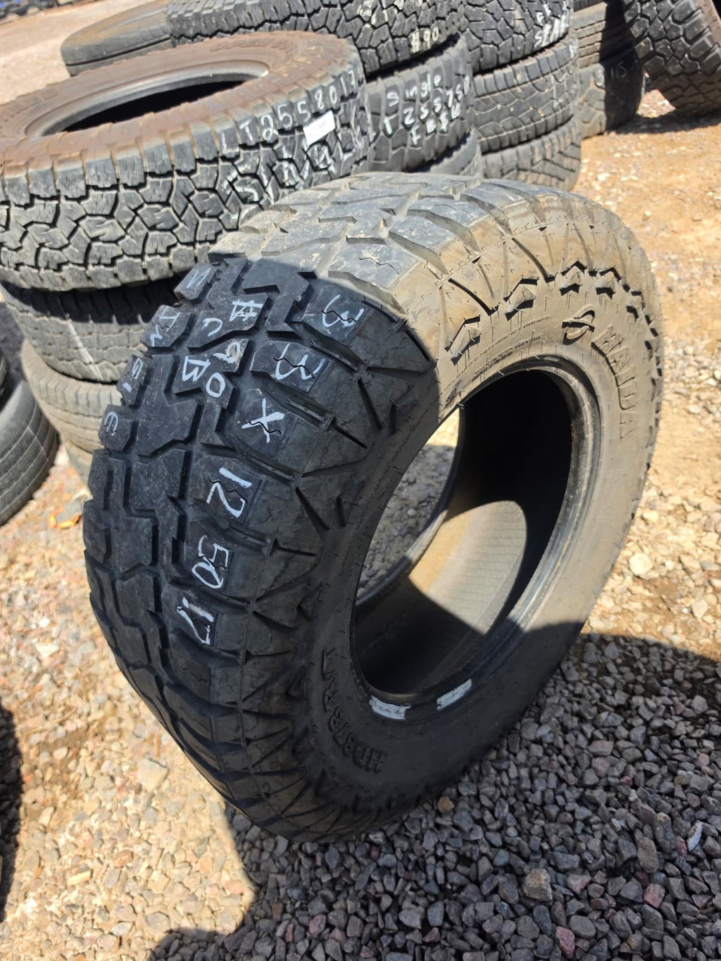 LT33X12.50R17 Single (1 Used Tire) Haida HD878