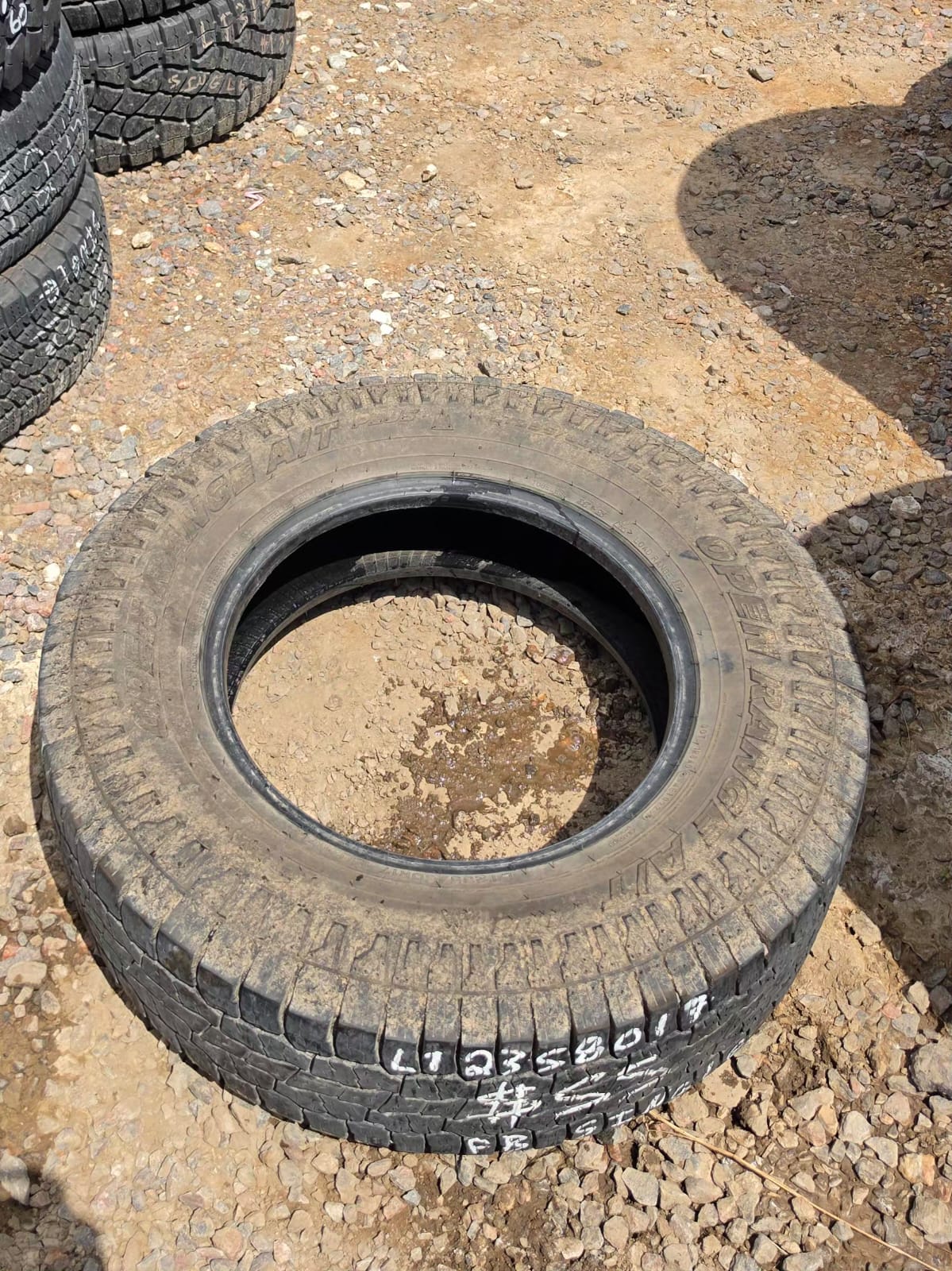 LT235/80R17 Single (1 Used Tire) Mazama Tires Open Country