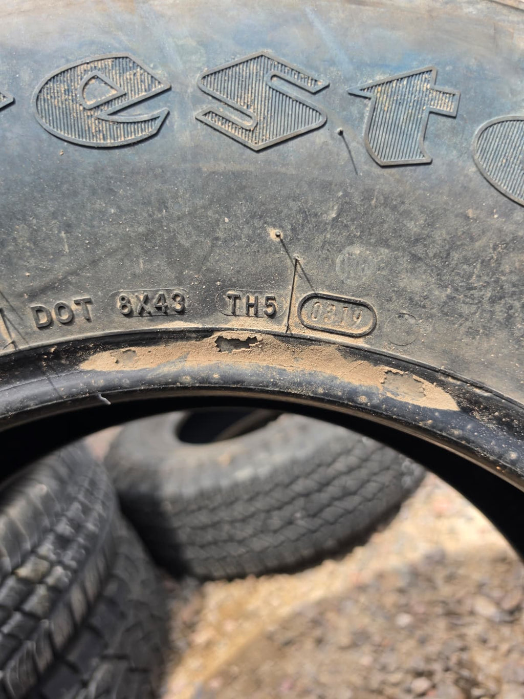 LT245/75R17 Single (1 Used Tire) FireStone Destination HT