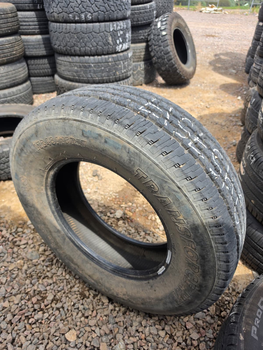 LT245/75R17 Single (1 Used Tire) FireStone Destination HT