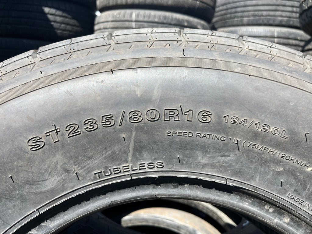 ST235/80R16 Single (1 Used Tire) WestLake Super ST