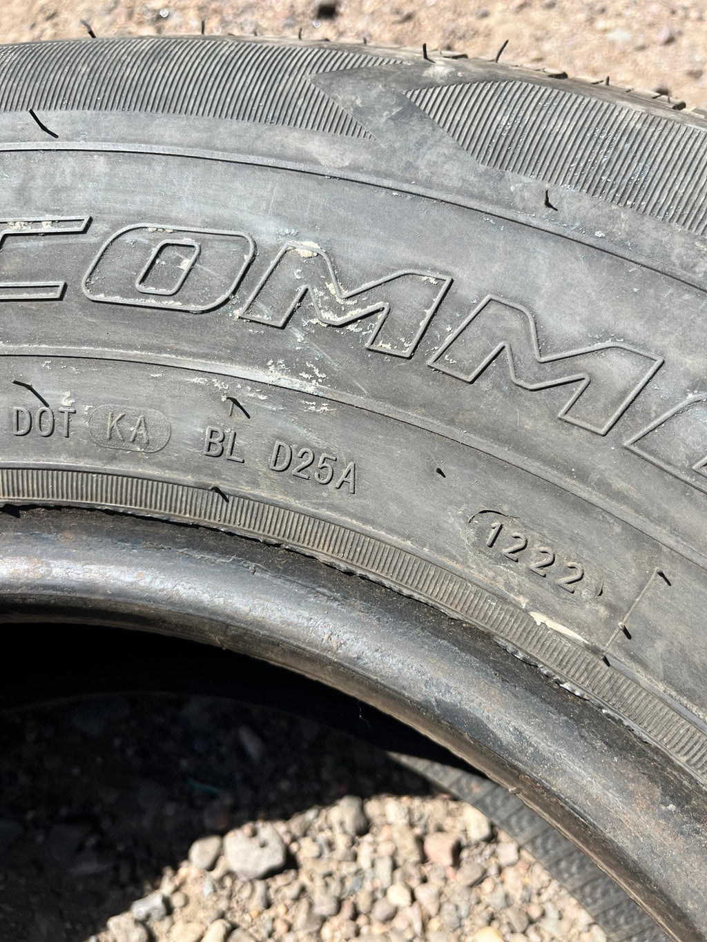 LT235/80R16 Single (1 Used Tire) Thunderer Commercial
