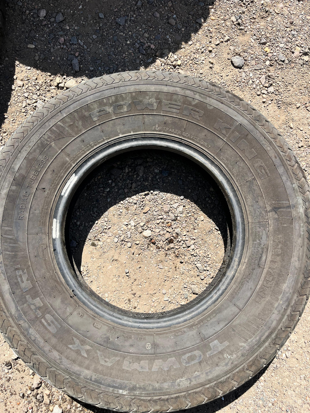 ST235/80R16 Single (1 Used Tire) Power King Towmax