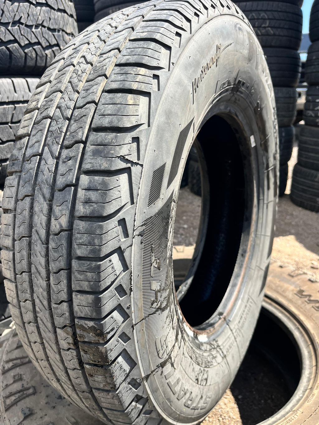 LT215/85R16 Single (1 Used Tire) Mastercraft Stratus HT