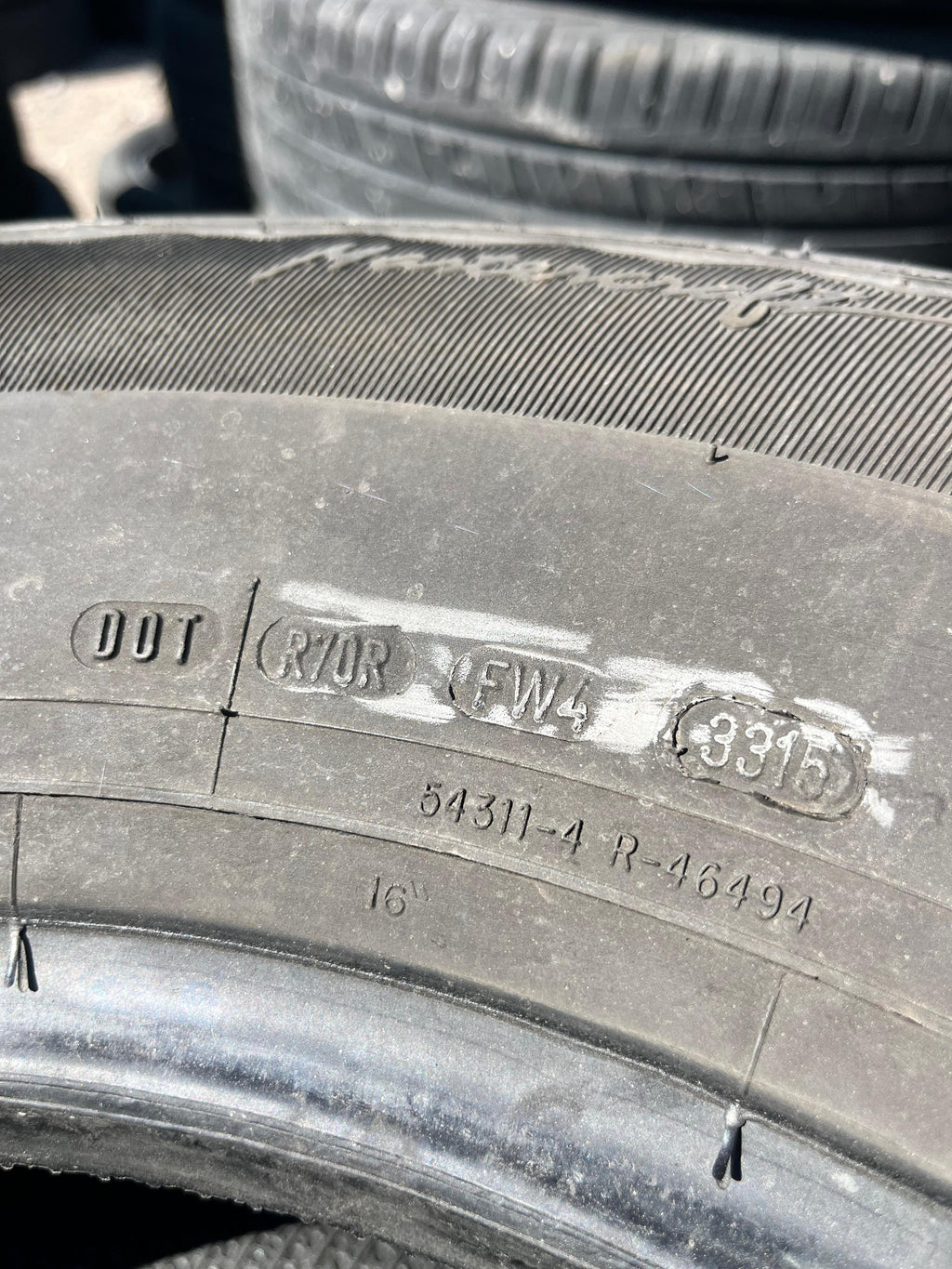 LT235/85R16 Single (1 Used Tire) Mastercraft Courser LTR
